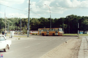 Конечная станция автобусов и  трамваев "Улица Академика Янгеля"
