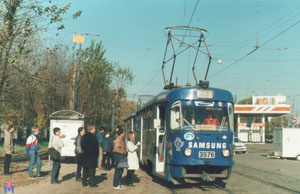 Агитация проходила в каждом трамвае
