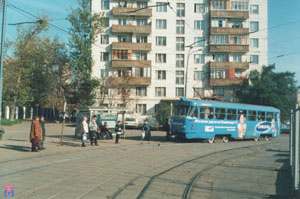 Трамвайное кольцо на Шмитовском проезде